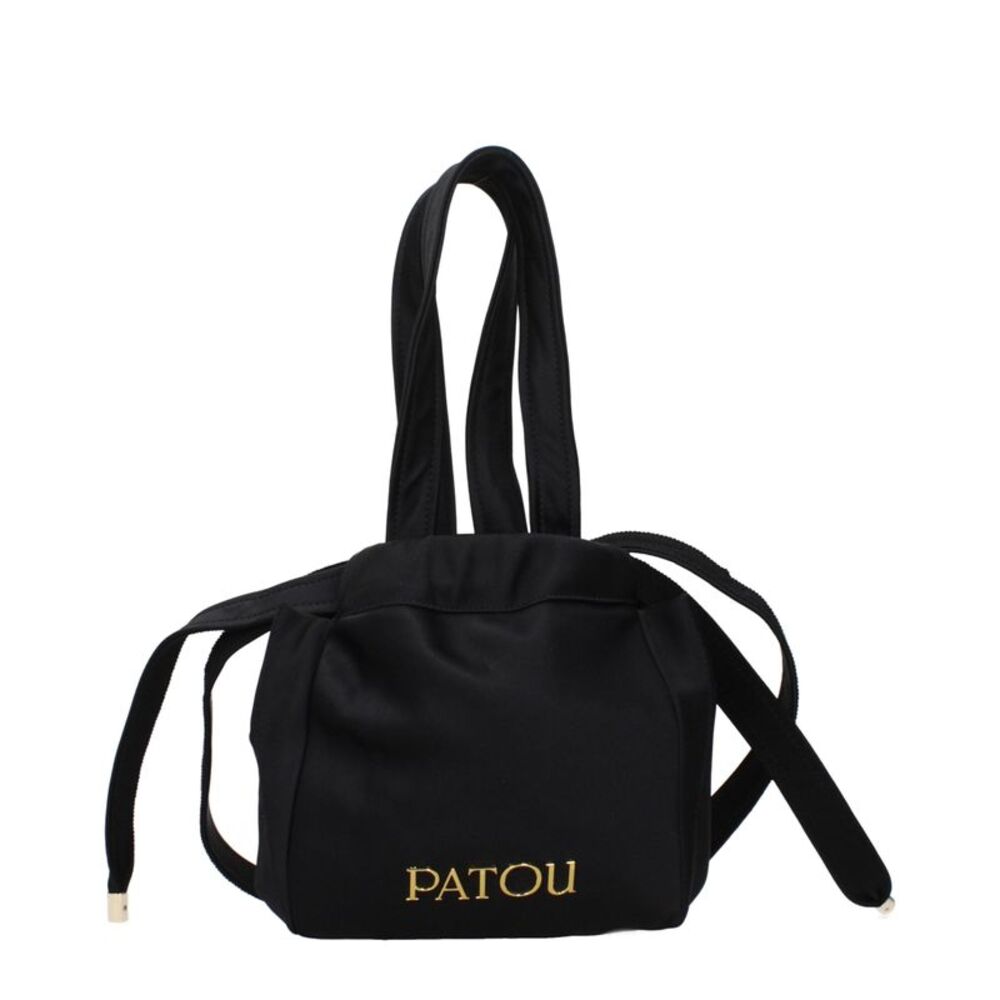 Patou Black Fabric Women's Handbag